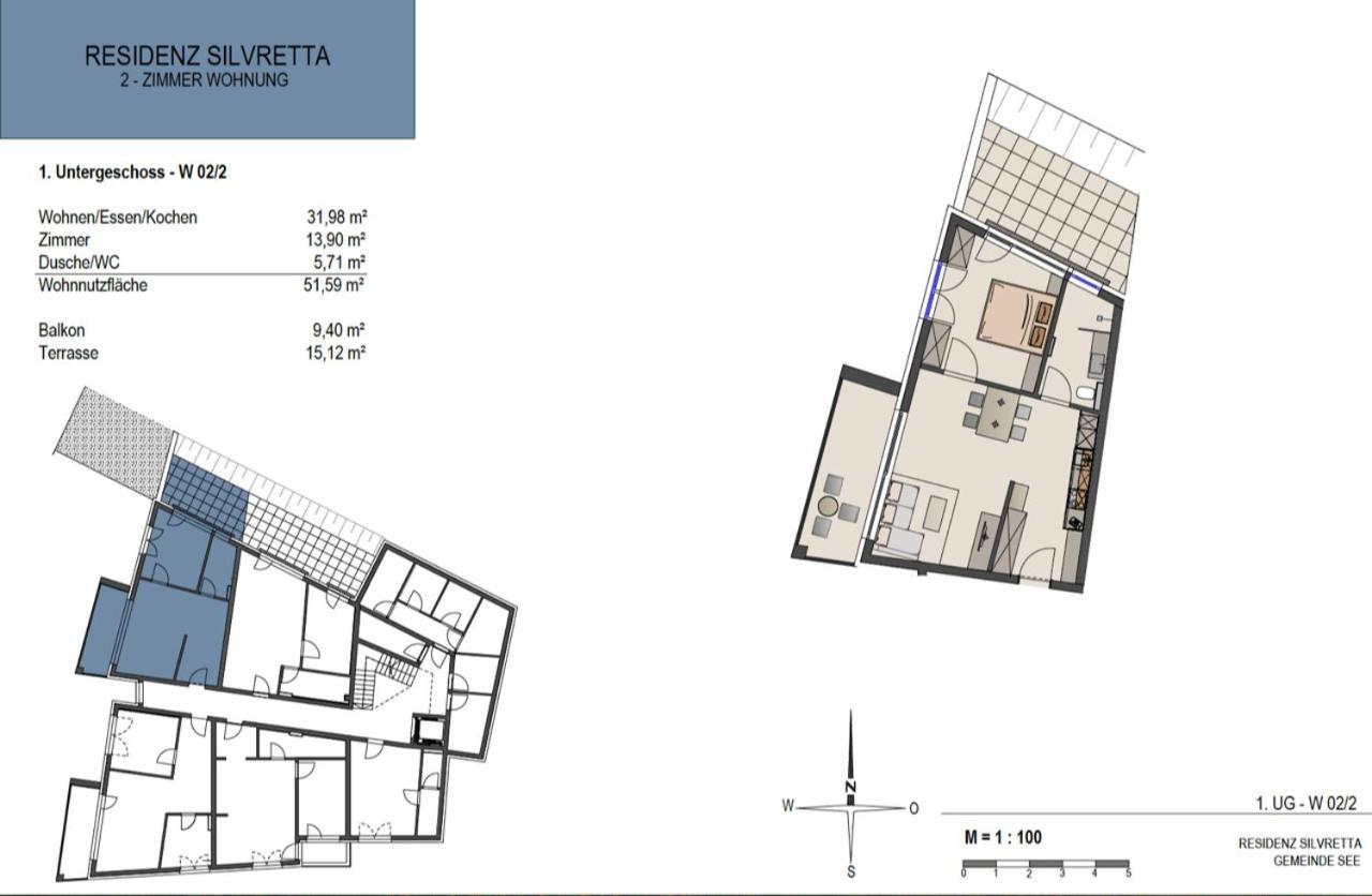 Charmantes Apartment In Der Residenz Silvretta - Inklusive Silvretta Card Premium Зе Екстер'єр фото